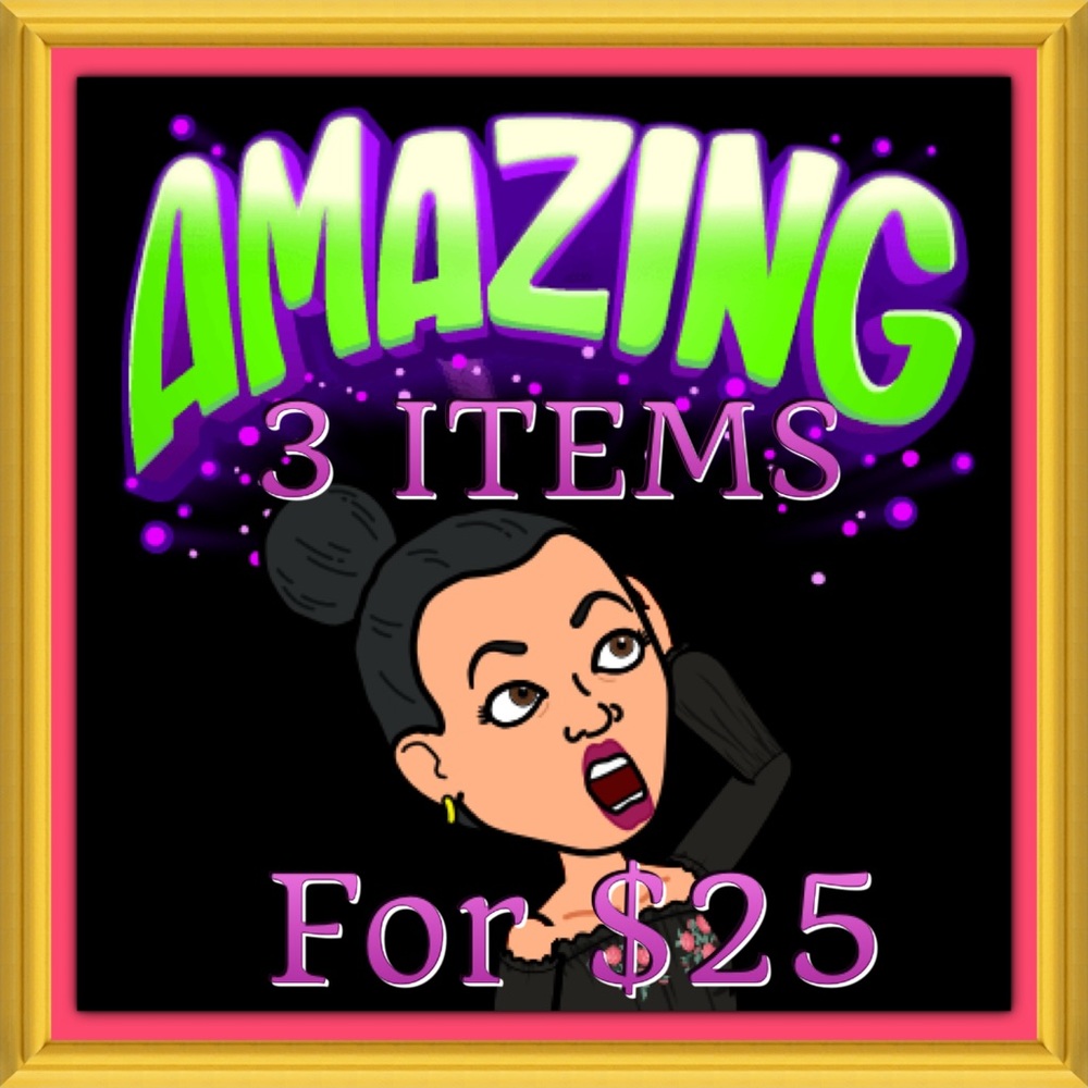 3 items for $25 example in 3rd pic